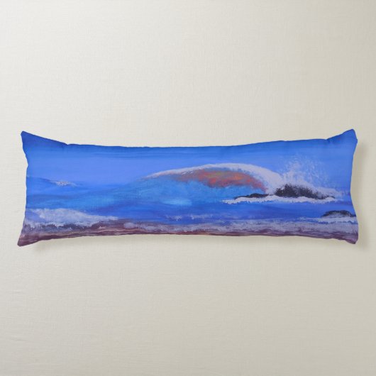 Bubblepacifische kussens, kustlijn lichaamskussen (Voorkant)