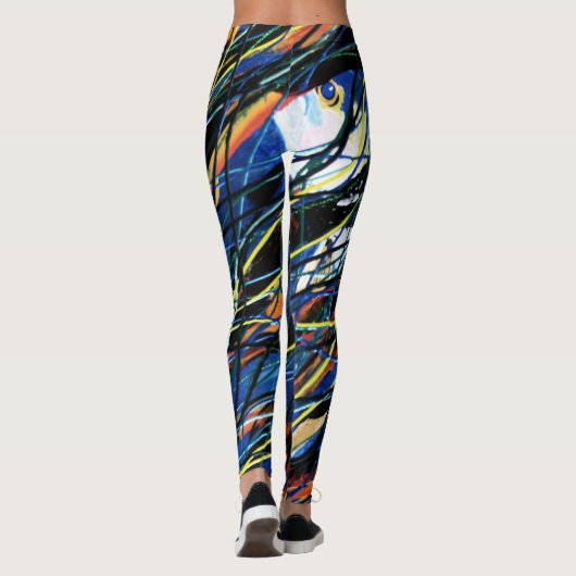 Bubblepacifische leggings (Achterkant)
