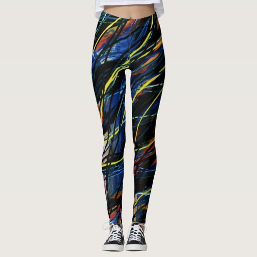 Bubblepacifische leggings (Voorkant)