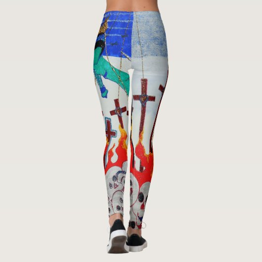 Bubblepacifische leggings (Achterkant)