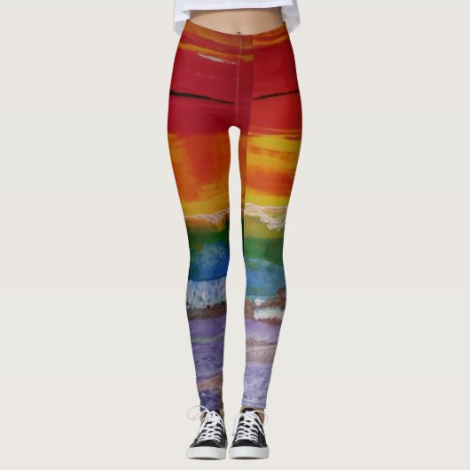 Bubblepacifische leggings (Voorkant)