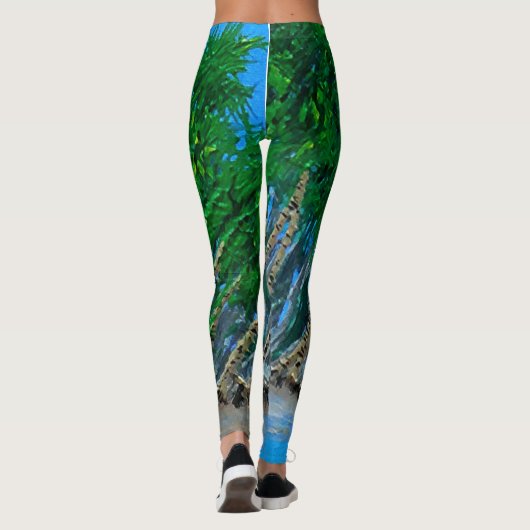 Bubblepacifische leggings (Achterkant)
