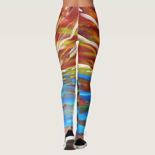 Bubblepacifische leggings (Achterkant)