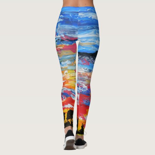 Bubblepacifische leggings (Achterkant)