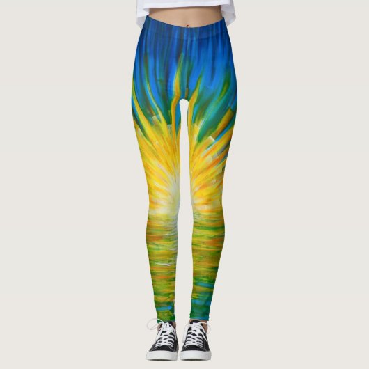 Bubblepacifische leggings (Voorkant)