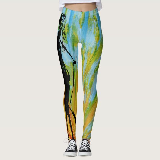 Bubblepacifische Leggings (Voorkant)