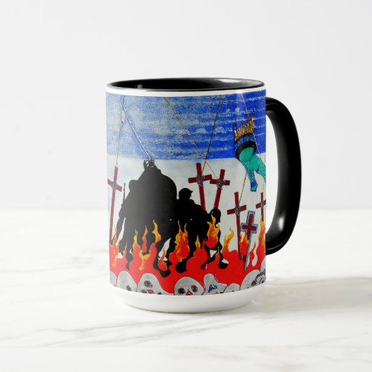 Bubblepacifische mokken (Voorkant rechts)