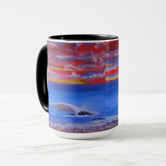 Bubblepacifische mokken (Voorkant links)