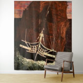 Bubblepacifische wandtapijten wandkleed (In situ)