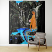 Bubblepacifische wandtapijten wandkleed (In situ)