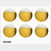 Bubbles 1 ronde sticker (Vel)