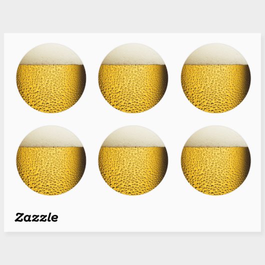 Bubbles 1 ronde sticker (Vel)