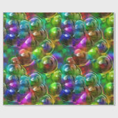 Bubbles 2 verpakkingspapier cadeaupapier (Vlak)