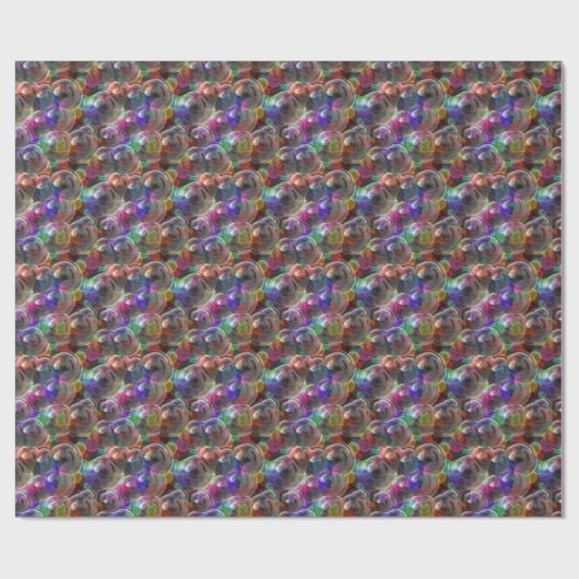 Bubbles 3 Verpakkingspapier Cadeaupapier (Vlak)