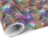 Bubbles 3 Verpakkingspapier Cadeaupapier (Rol Hoek)