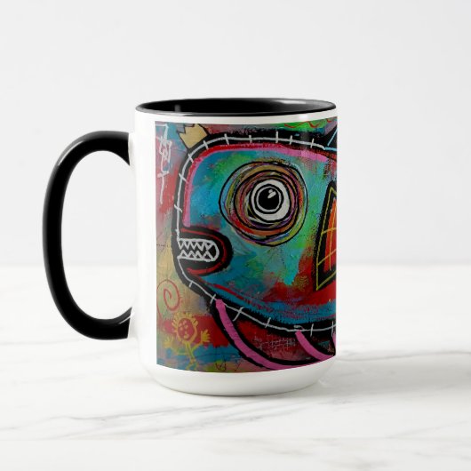 "Bubbles" 470 ml Bekermug Mok (Links)