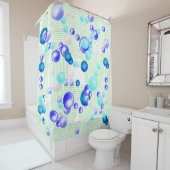 Bubbles Abstract Douchegordijn (In situ)