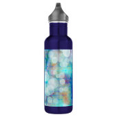 Bubbles Abstracte Fluid Art Marble - speciaal gepe Waterfles (Rechts)