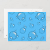 Bubbles Achtergrond Briefkaart! Briefkaart (Voorkant / Achterkant)