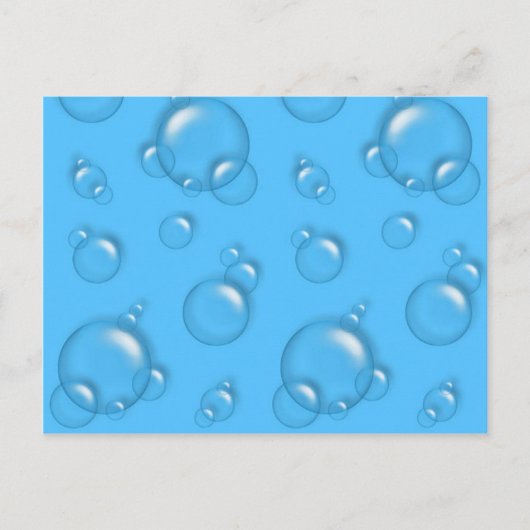 Bubbles Achtergrond Briefkaart! Briefkaart (Voorkant)