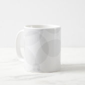 Bubbles Achtergrond Ring | Abstract Cirkelvormig D Koffiemok (Voorkant links)
