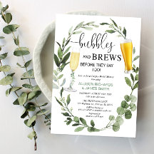 Bubbles and Brews greenery koppels vrijgezellenfee