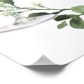 Bubbles and Brews koppels baby shower welkomstbord Poster (Hoek)