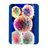 Bubbles art mok magneet deurbord visitekaartje (Verticaal)