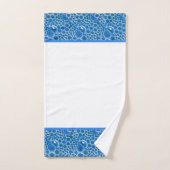 Bubbles Badhanddoek set, Blauw Bad Handdoek (Handdoek)