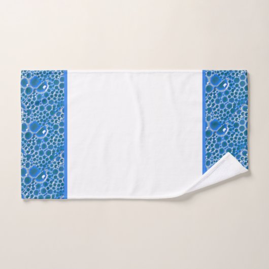 Bubbles Badhanddoek set, Blauw Bad Handdoek (Handdoek)