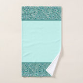 Bubbles Bath-handdoekset, turquoise Bad Handdoek (Handdoek)