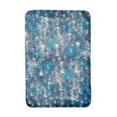 Bubbles Bathroom Mat Aqua Blue Coordinate (Voorkant Verticaal)