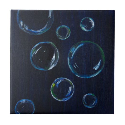 Bubbles bellen tegeltje (Voorkant)