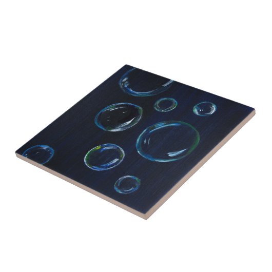 Bubbles bellen tegeltje (Zijkant)