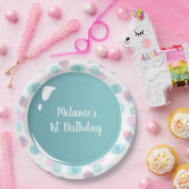 Bubbles Birthday Pop Popping Fun Borden Papieren Bordje (Feest)