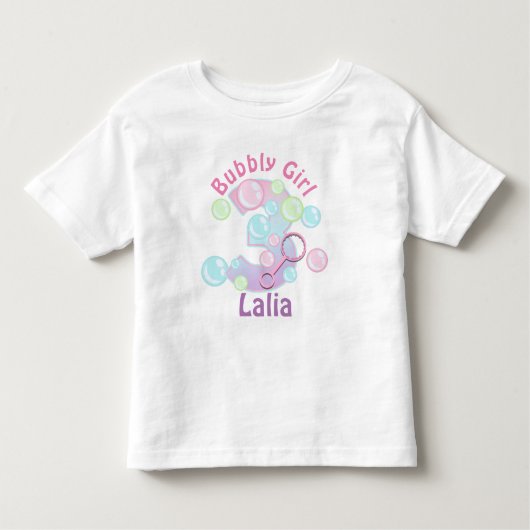 Bubbles Birthday shirt Derde verjaardag shirt (Voorkant)