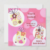 Bubbles Birthday Uitnodiging (Voorkant)