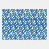 Bubbles (blauw, groen & geel) inpakpapier vel (Voorkant)