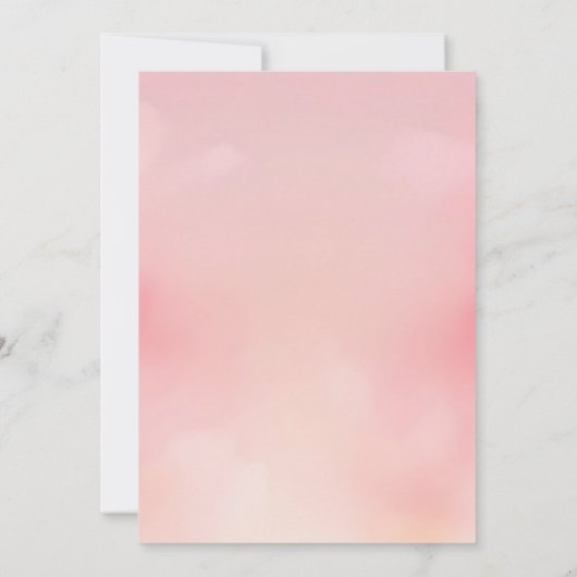 Bubbles Bliss Floral Champagne Vrijgezellenfeest Kaart (Achterkant)