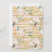 Bubbles & Books before I do Bridal Shower  Kaart (Achterkant)