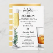 Bubbles & Bourbon voor ik de groene Invi ga douche Kaart (Voorkant / Achterkant)