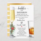 Bubbles & Bourbon voor ik paren onder de douche ga Kaart (Voorkant / Achterkant)