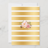 Bubbles & Bourbon voor ik trouwdouche roze doe Kaart (Achterkant)