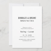 Bubbles & Brew voor de I Do’s | douchekoppel Kaart (Voorkant)