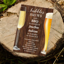 Bubbles Brews & BBQ Western Volwassenen Verjaardag