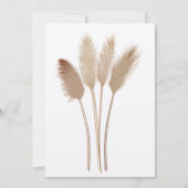 Bubbles & Brews Couples Weddenschap Shower Pampas Kaart (Achterkant)