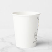 Bubbles & Brews Cups van Baby shower met paar cups Papieren Bekers (Rechts)