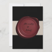 Bubbles & Brews-koppels bruiloft Kaart (Achterkant)