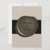 Bubbles & Brews-koppels bruiloft Kaart (Achterkant)