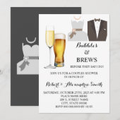 Bubbles & Brews-paren Weddenschappen Kaart (Voorkant / Achterkant)